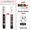 uni POSCA POP Water-Based Marker,Assorted Colors PC-1M/3M/5M 0.7~2.5mm Tips Professional Acrylic Paint Pen for Artists&Designers
