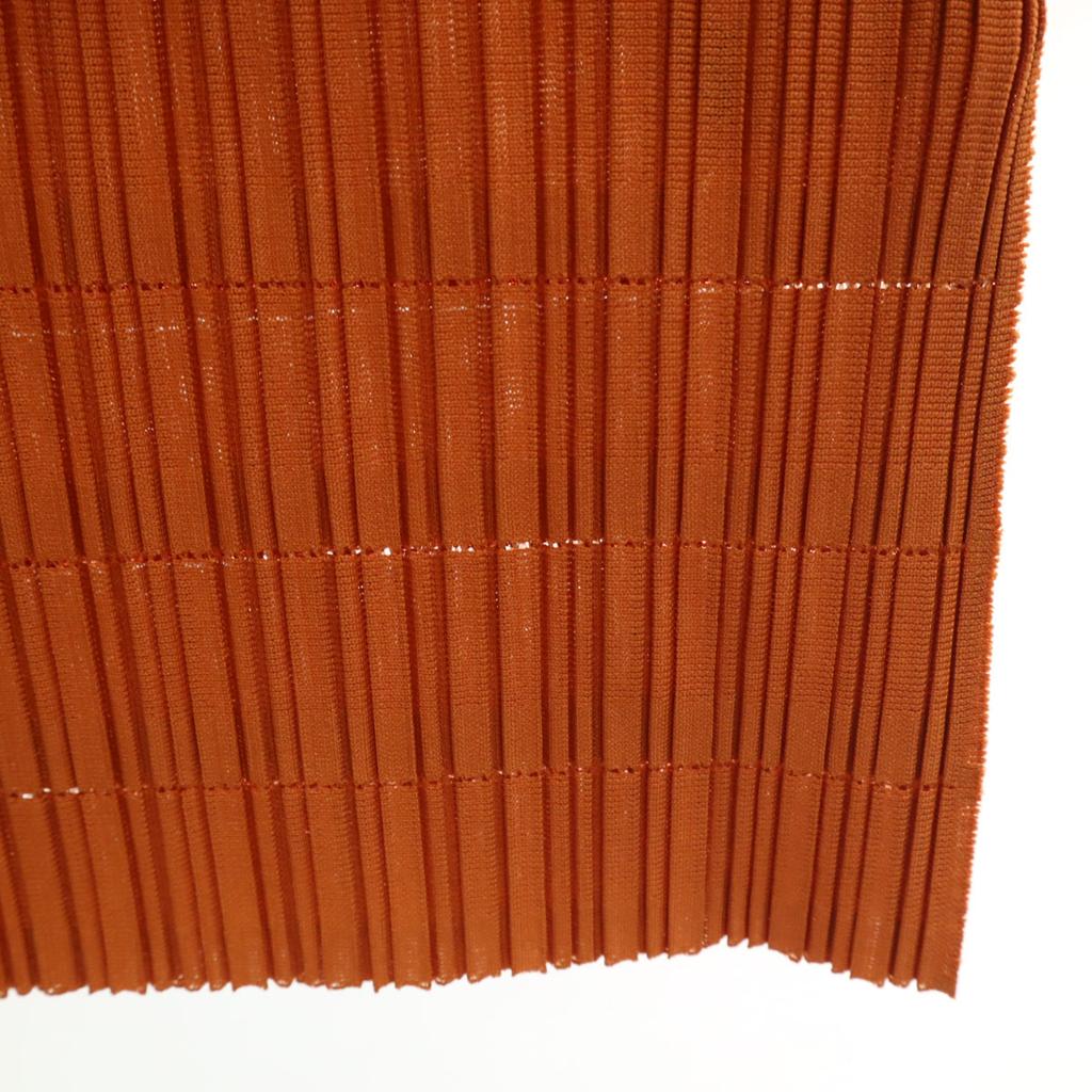 PLEATS PLEASE made in Japan No sleeve Pleated Cut 3 Isseimi Sunburn Women Used