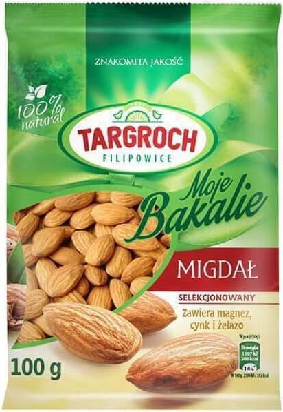Tar-Peas Almonds Whole Nuts 100 G
