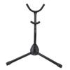 Tenor Saxophone Holder Folding Metal Stable Alto Saxophone Display Stand Rack for Home and Shops