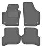 Velour Car Mats Graphite For: Seat Altea XL Minivan (08.2008-2015)