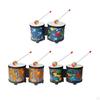 African Hand Drum 5'' and 6'' Bongo Set Music Enlightenment for Children