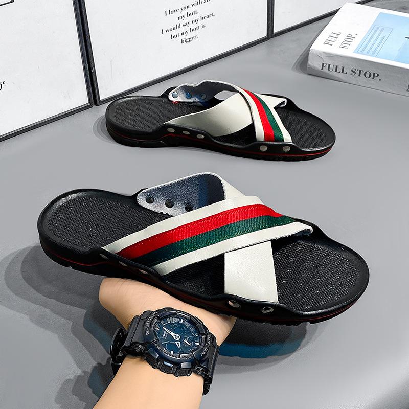 2025 Herren Hausschuhe atmungsaktive Hausschuhe Strandschuhe Sandalen Homewear coole Hausschuhe Herren