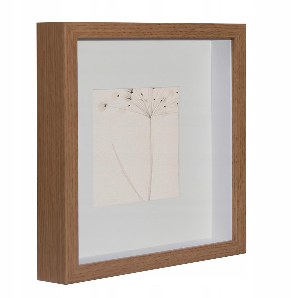 Photo Frame 016/47 M043/M015 White/Oak 23X23 Cm 3Pak