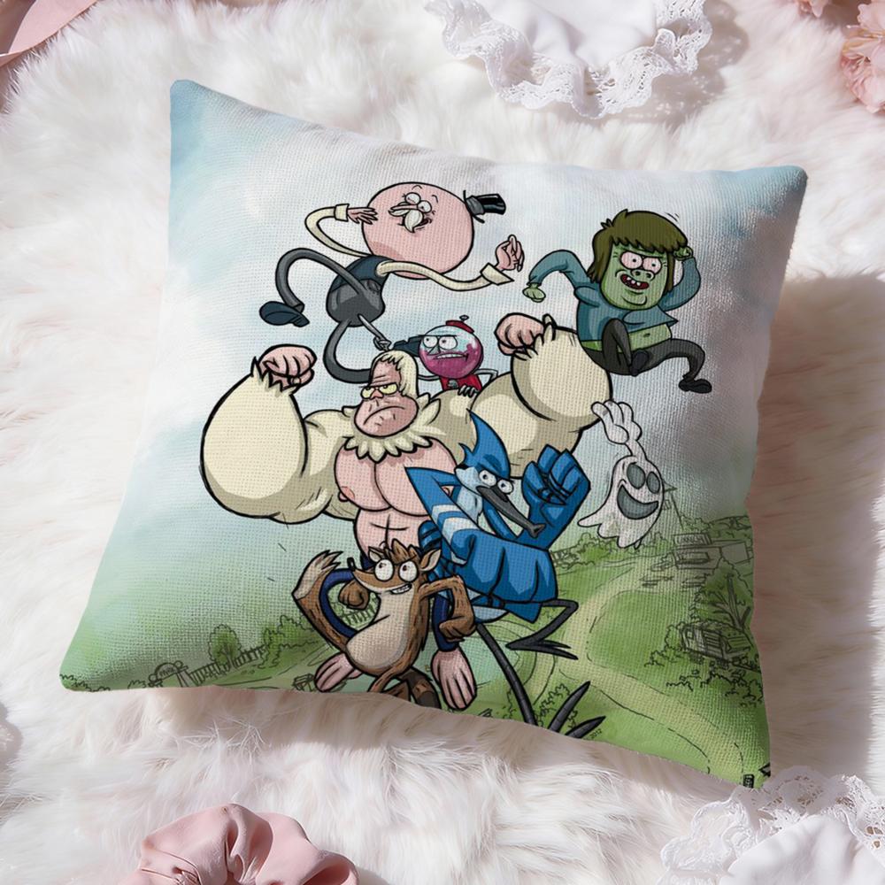 R-Regular S-Show Cushion Cover Premium Comfort Reversible Pillow Cove -Two in One Design for Any Room & Car Interior