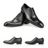Fashion Wedding Shoes Top Layer Cow Leather Handcrafted Elegant Formal Office Business Non Slip Wear Comfortable Fashion Dress Man Shoes