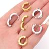 2Pcs/bag Stainless Steel Earrings Hook Earring Open Jump Rings for Jewelry Accessories DIY Earrings Making  Hanging Components