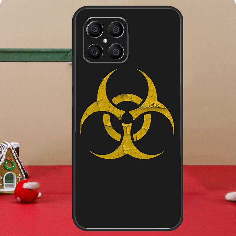 Biohazard Symbol Logo Case For Honor Magic 6 7 8 Pro Honor 400 200 70 90 Lite X8c X8b X9a X9b X9c X9d Win RT Cover