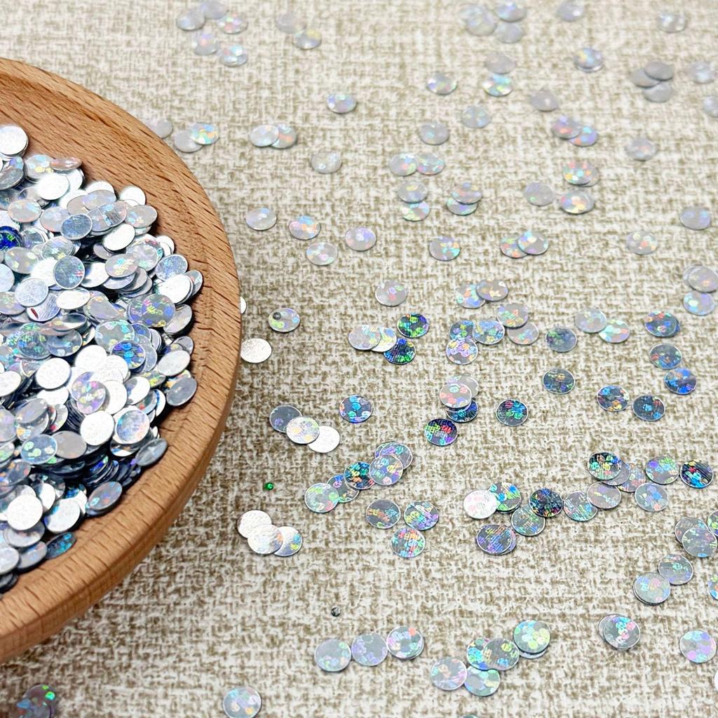 Runde Flache PET-Pailletten Ohne Loch für DIY-Schmuck & Bühnenkostüm-Accessoires
