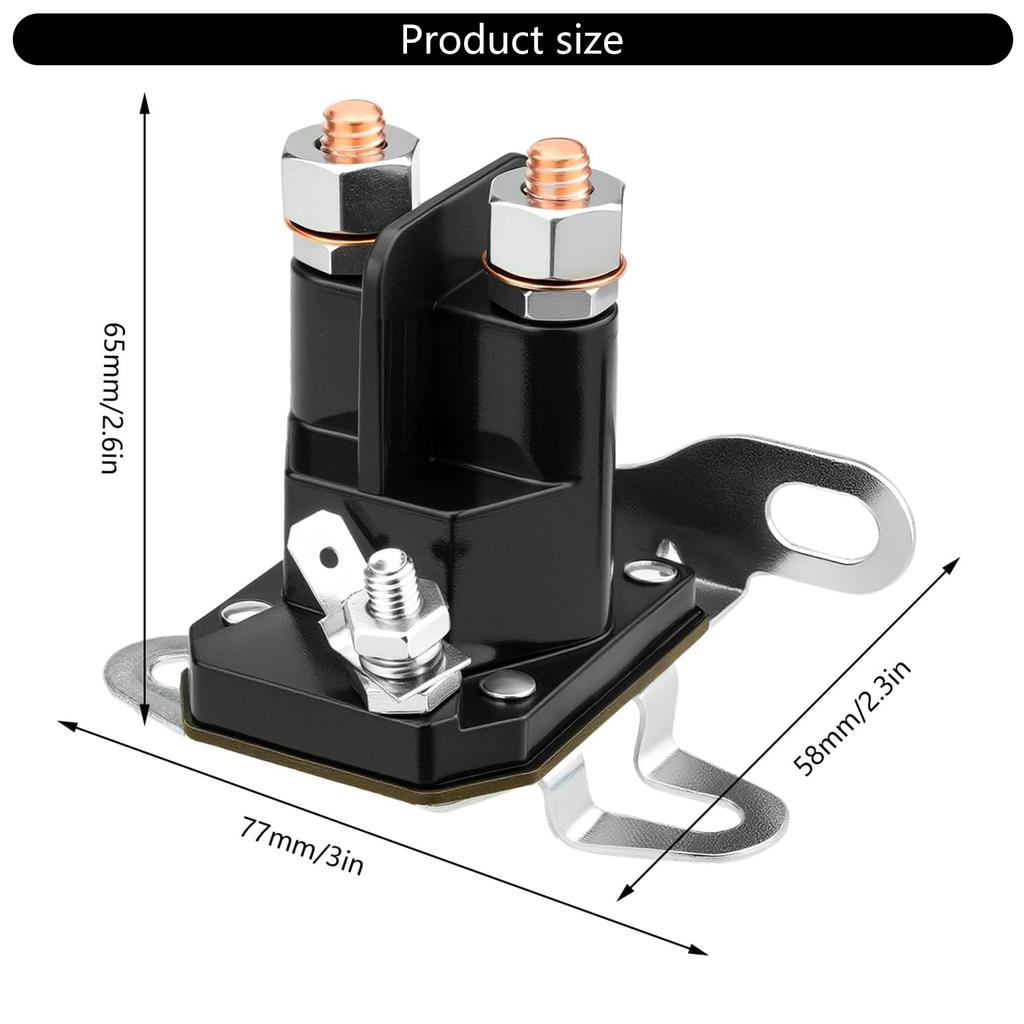 Functional Starter Solenoid For Zero Turn Mowers Compatible With ZT CZT MZ Models 108 5349 00 Riding Lawn Tractor