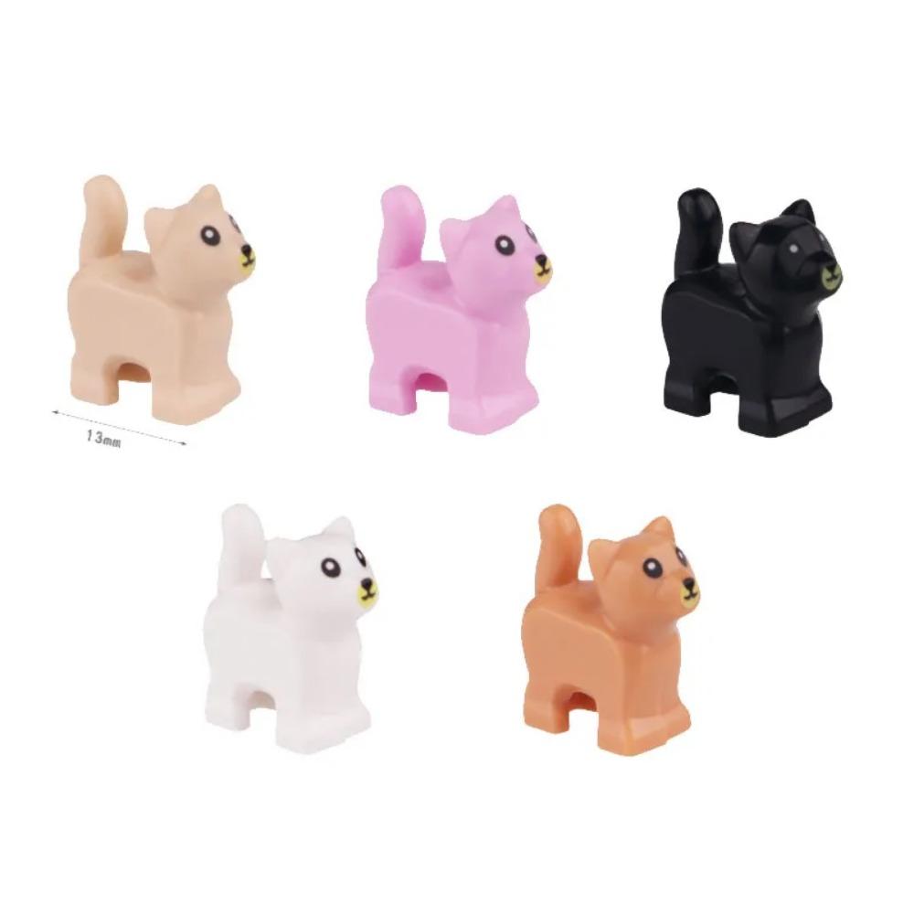 MOC ZOO Farma Zvířat Stavební Kostky Sova Ještěrka Chobotnice Veverka Prase Pes Kuře Kočka Holub Myš Vlk Králík Mini DIY Kostka K060