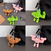 Creative Cartoon Plush Keychain For Gym Bags With Pp Cotton Filling