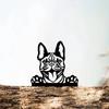1pc Ultimate Dog Steel Silhouette Metal Garden Art Stake - Ideal Outdoor Decoration & Birthday Gift