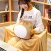 3-in-1 Car Cartoon Pillow Quilt: Dual-purpose Cushion & Blanket with Air Conditioning Blanket, Perfect for Office Naps