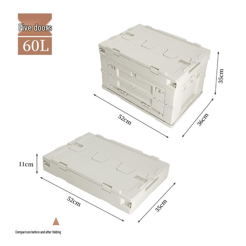 ZISIZ 60L Outdoor Foldable Storage Box
