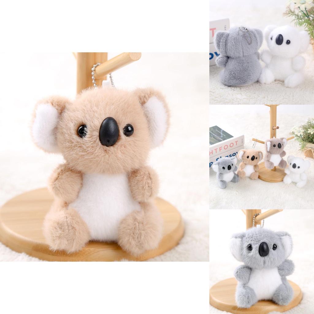 Koala Doll Pendant Soft Plush Keyring For Backpack Decor And Gifts