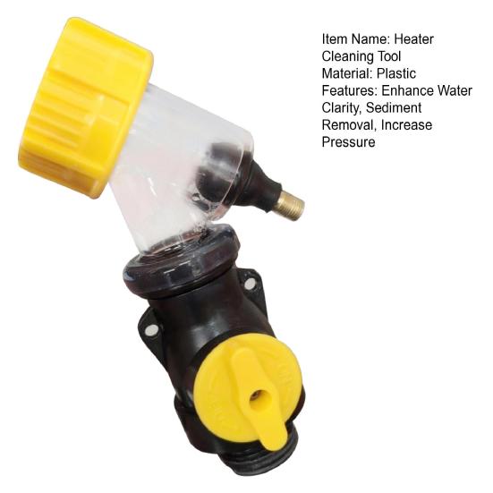 Varmerenser Verktøy Øk Trykket Fjern Sediment Smuss Varmtvannsbereder Rengjøring Skyllingsverktøy