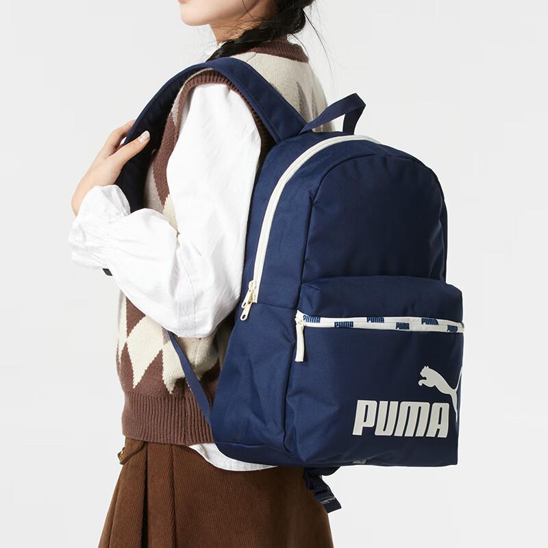 New PUMA Fabric Backpack Medium Size Unisex Blue 090927-07