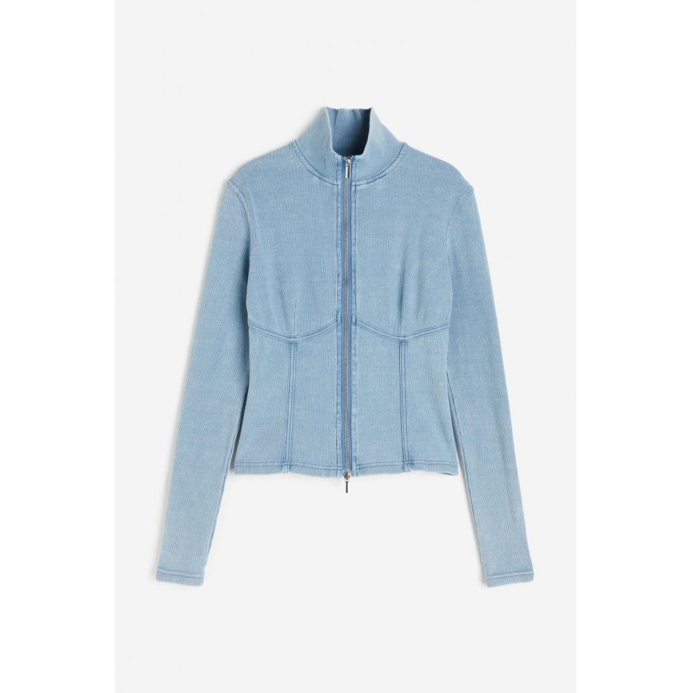 

Кардиган HM Zip синего цвета