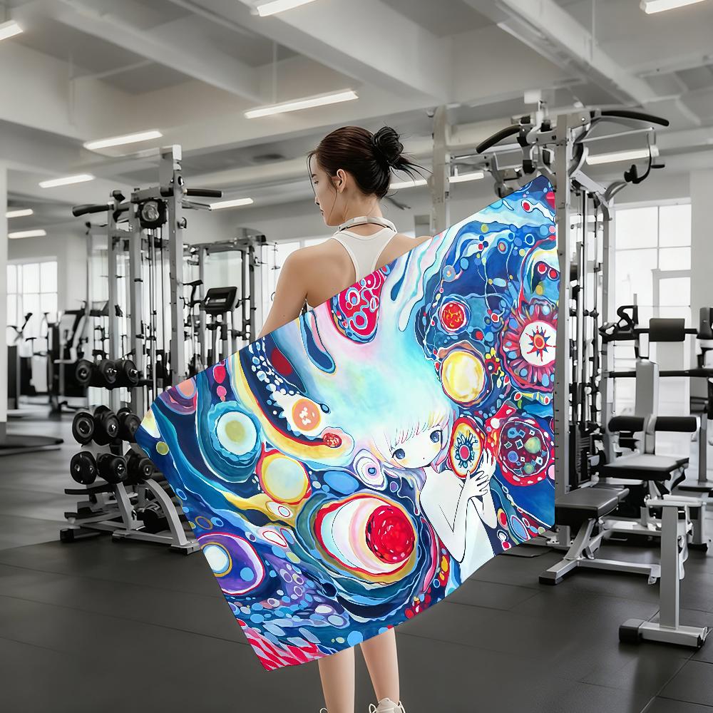 Japan Singer Kikuo Towel Quick Drying Beach Towels Are Suitable For Swimming Pools Camping Yoga And The Gym