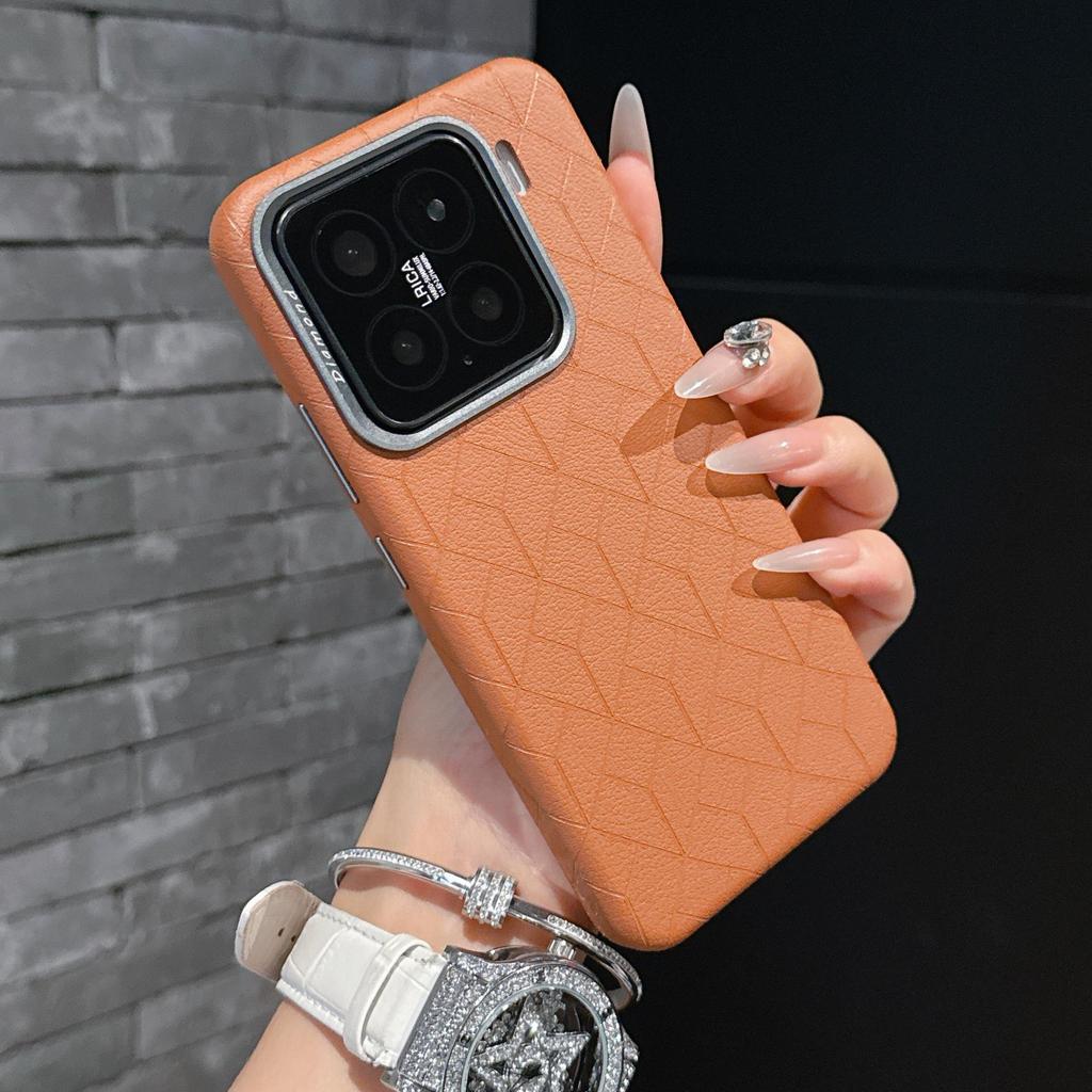 Rubik's Cube Embossed Full Coverage Magnetic Phone Case for 15 Pro - Drop-Proof Protection