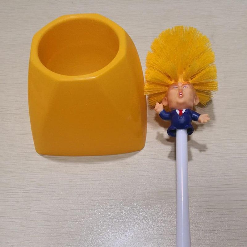 Donald Toilet Trump Brush  Paper Make Toilet Great Again Home Cleanning Tool