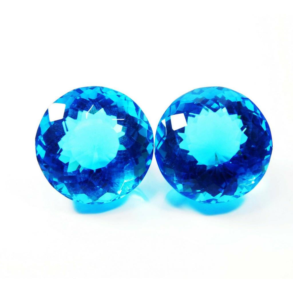 Blue Round Cut 106 Carat AAA++ Aquamarine Ocean Loose Gemstone
