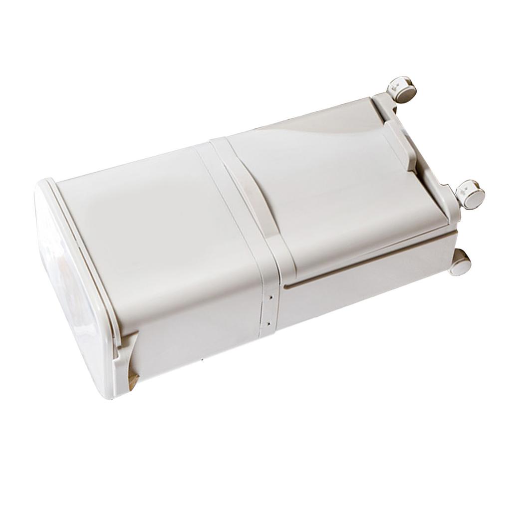 Dry Wet Sorting Garbage Cans Large Capacity Movable Heightened Dry Wet Classification Trash Can for