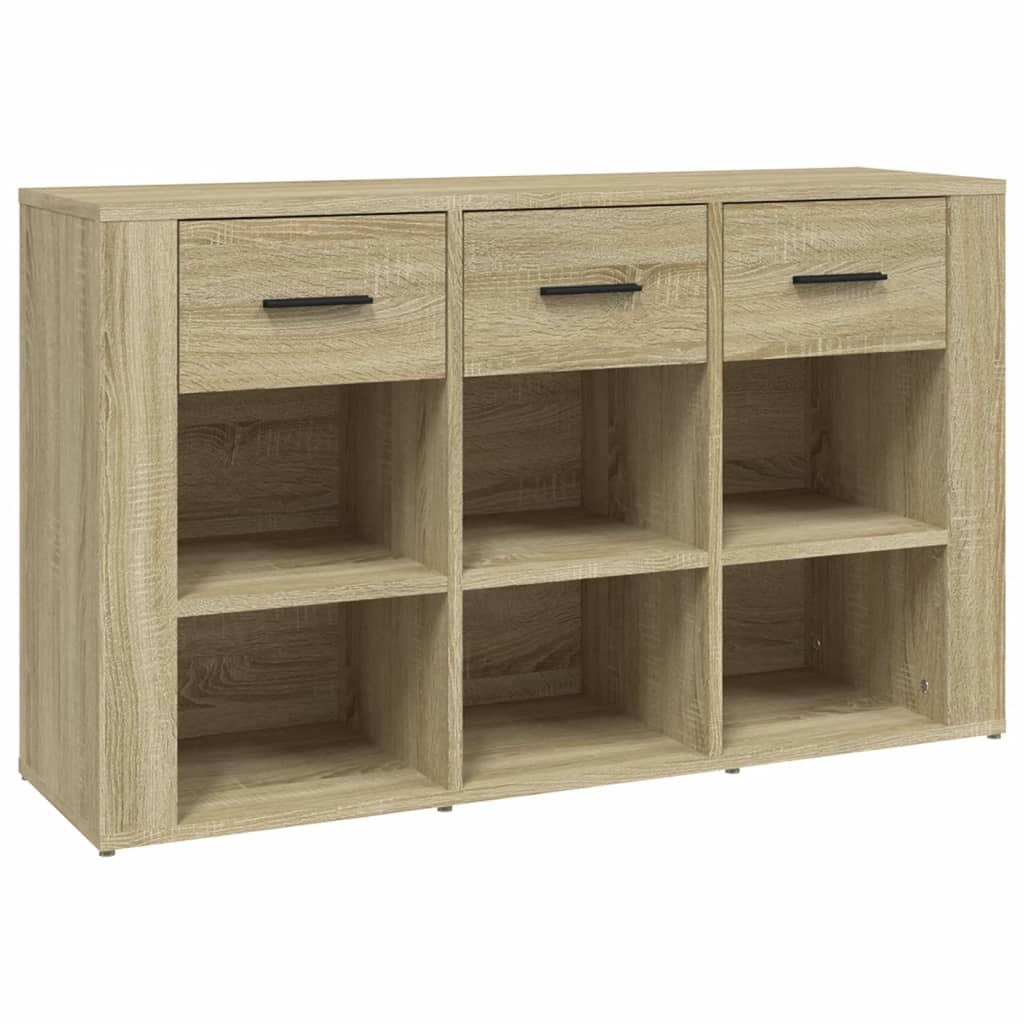 Komoda, Dąb Sonoma, 100X30X59,5 Cm, Materiał Drewnopochodny