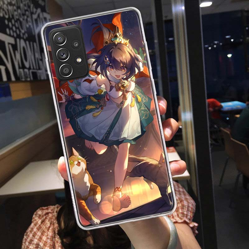 Star Rail Yunli Phone Case for Samsung A54 A57 A37 A17 A14 A15 A12 A24 A34 A55 A35 A25 A52S A07 A05S A04S A22 A32 A72 Galaxy Not