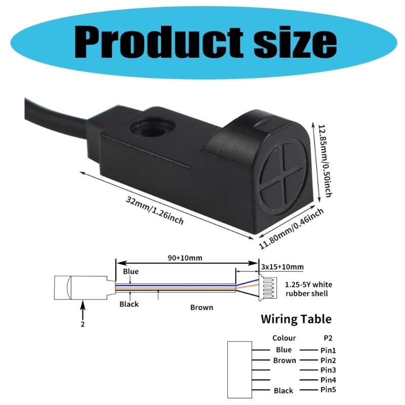 3D Printer Capacitive NPN Normally Closed Proximitys Switches for SV08 Auto Levelin