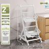 Rolling Storage Basket Cart