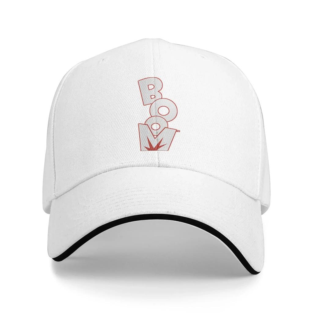 Art Letter Printed Baseball Cap Boom Outdoor Sports Breathable Trucker Hat Unisex Men Classic Print Snapback Cap