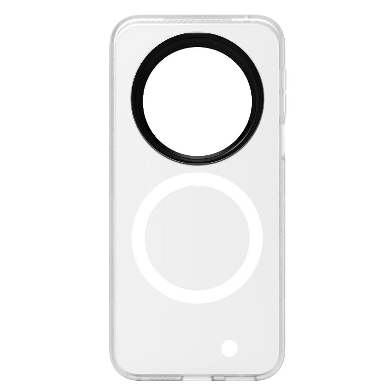 Smorss Hall Magnetic Absorption Matte Texture Case for Huawei Mate80/80Pro Full Coverage Anti-Drop Ultra-Thin Anti-Fingerprint Simple White