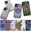 For Samsung Galaxy A25 A37 A57 A12 A14 A50 A51 A70 A71 A72 A21S M15 Note 20 9 8 10 Case Floral Paisley Mandala Texture Flower