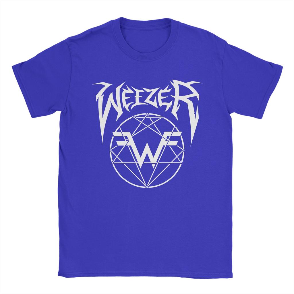 Unisexs TShirt Weezer Band Vintage Cotton Tee Shirt Short Sleeve  T Shirts Crew Neck Clothing Gift Idea