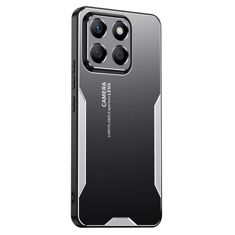 For Honor X8b 4G Shockproof Case Aluminum Alloy Matte Protective Back Cover