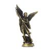 Christian Saint Michael FigurineThe Archangel Defeating Satan Guardian Statues Zinc Alloy Ctafts for Home Room Tabletop Desktop
