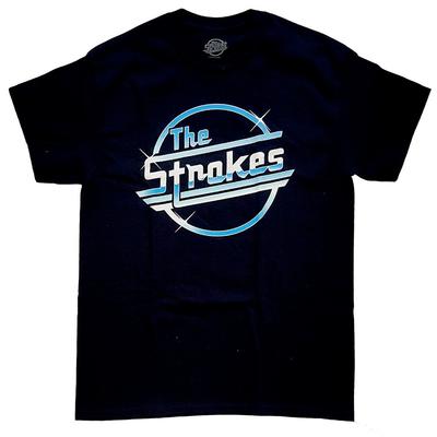 The Strokes-OG Magna Logo-Black T-shirt