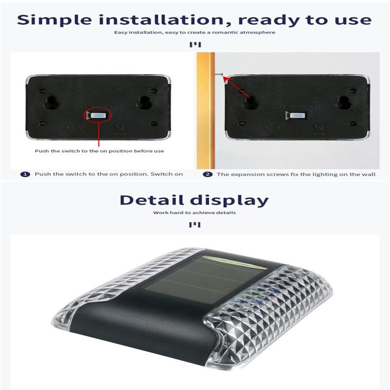 Solar Wall Light Outdoor Waterproof Up Down Luminous Lighting Garden Decorative Solar Lamps Stairs