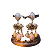 Vintage Evil Eye Teardrop Earrings - Niche Design, High-End, Retro