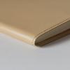 Handmade Leather Book Paperback Edition from a Japanese Bag Maker Cover, (beige)