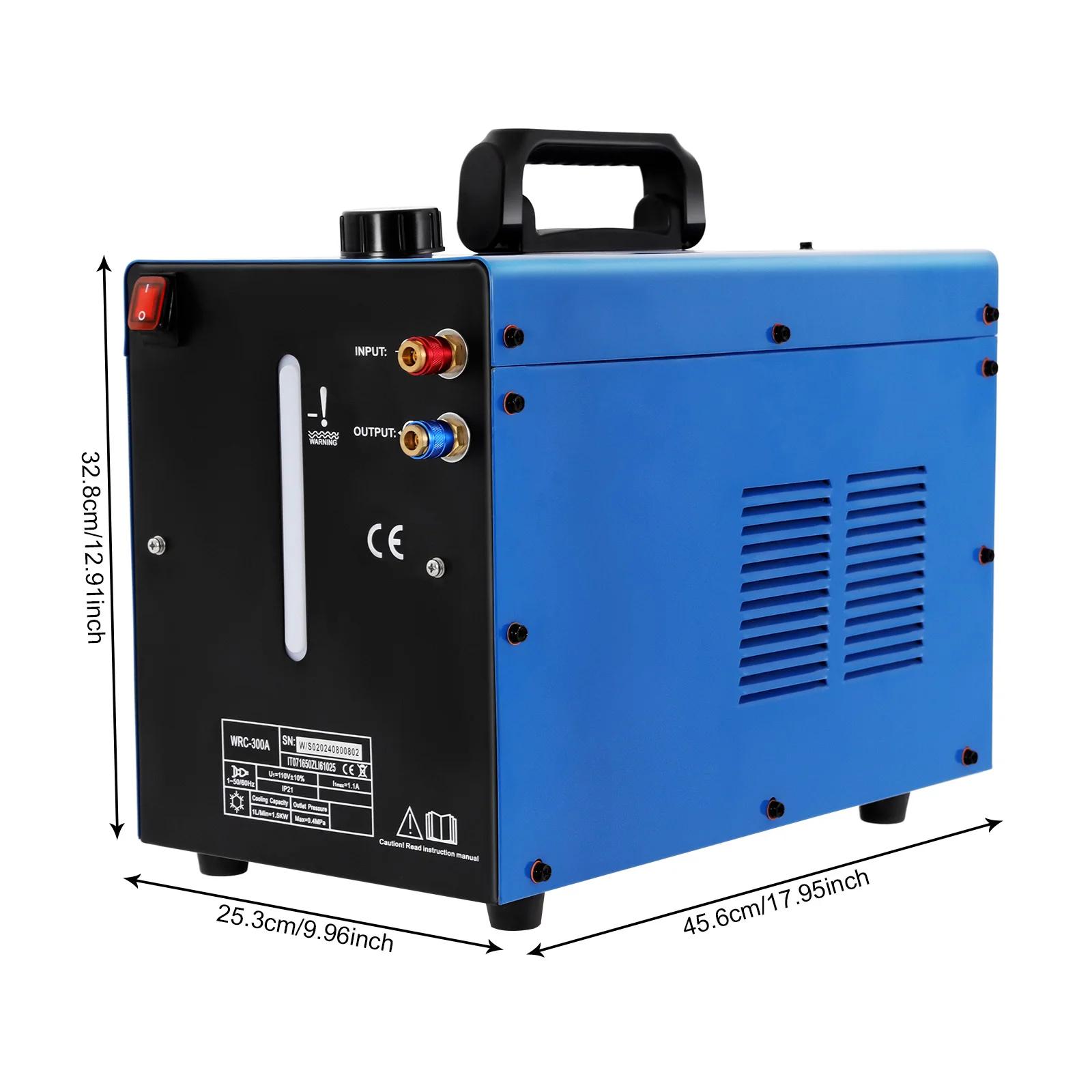 

TIG Welder Water Cooler,10L Welder Cooling Water Tank,TIG Welder Torch Water Cooling Machine System, 1.5KW High Heat Dissipation 110V синий