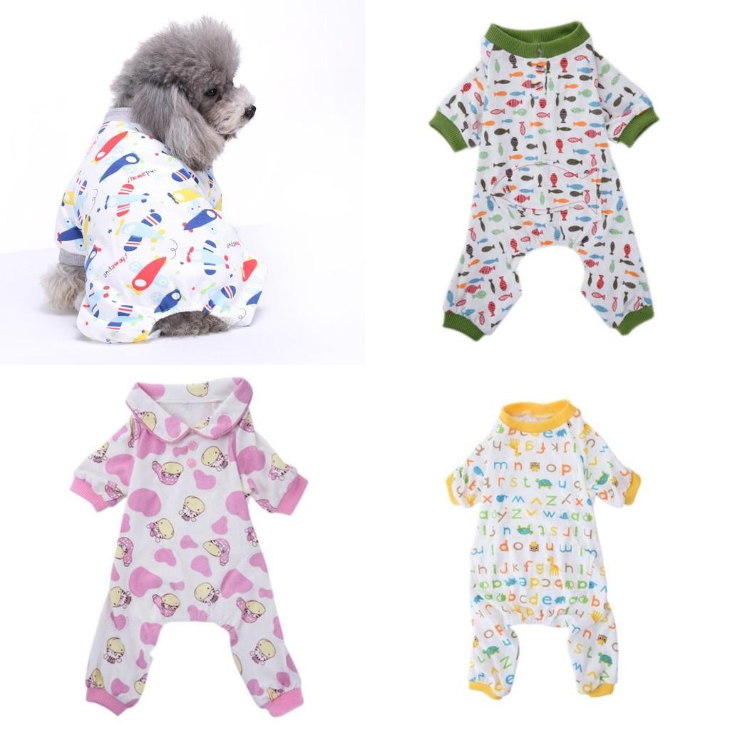 Premium Quality Pyjamas For Petit Chien And Chiot Featuring Cozy Cotton Material
