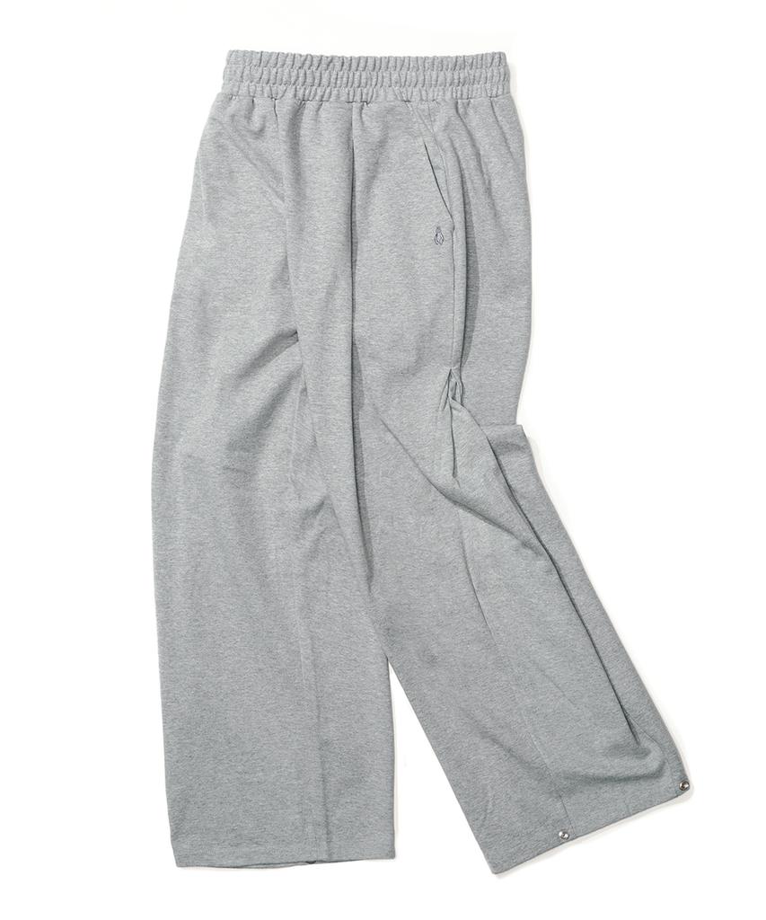 GAKKAI UNIONS One-Pleat Snap Balloon Pants Gray