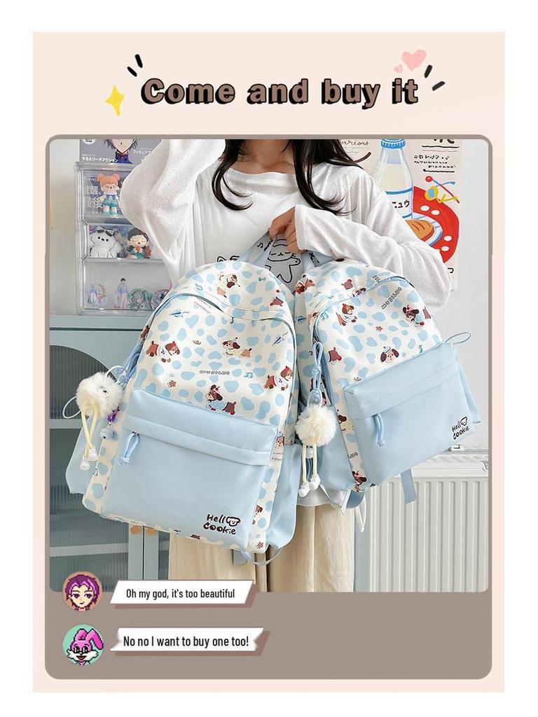 Öğrenciler için Büyüleyici Çizgi Film Okul Sırt Çantası - İlkokuldan Liseye, Geniş Kapasiteli