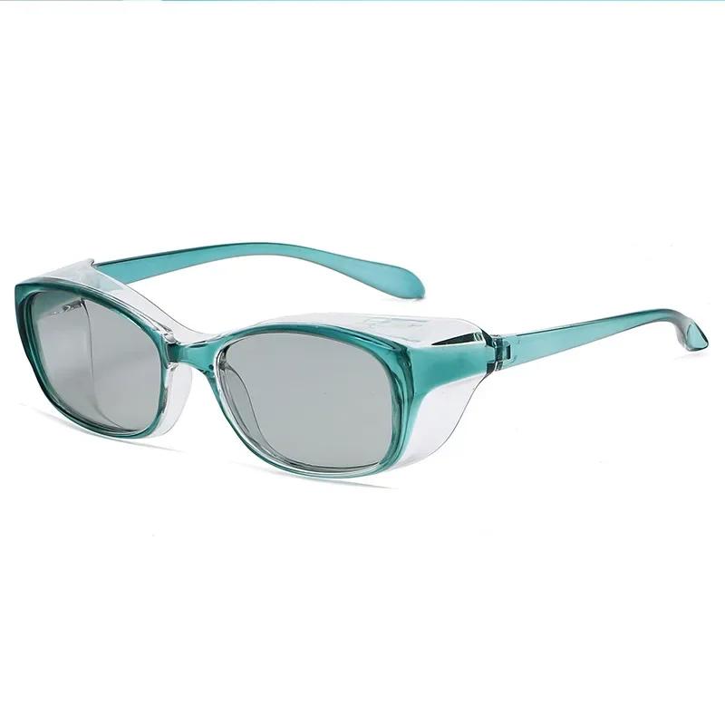 

UV400 фотохромные черные солнцезащитные очки новые модели пластиковая зеркальная оправа боковые солнцезащитные очки для защиты глаз для мужчин Photochromic-Gray