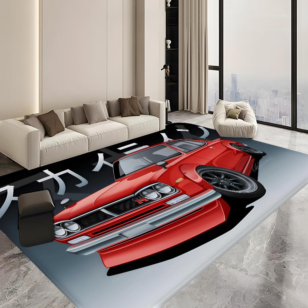 Japan sports car jdm RWB 911 964 933 Painted Door Mat Kids Room Bedroom Decoration Balcony Anti-Slip Doormat Doormat Area Rug 40x60cm