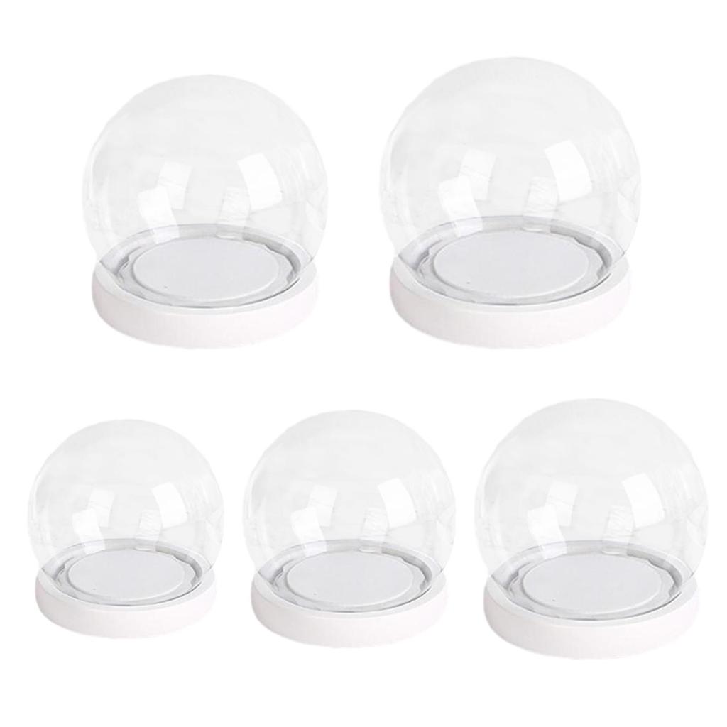 Klare Glaskuppel mit Basis Glas Pflanzen-Terrarium Behälter Glas für Andenken Frauen Tischaufsatz