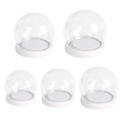 Cupola di Vetro Trasparente con Base Terrario per Piante Contenitore Barattolo per Souvenir Decorazione da Tavolo per Donne